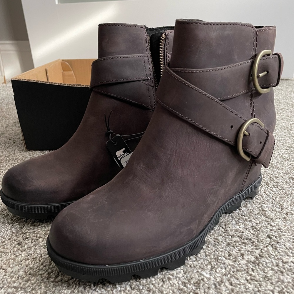 Sorel Joan of Arctic Wedge II Buckle Bootie NWT*